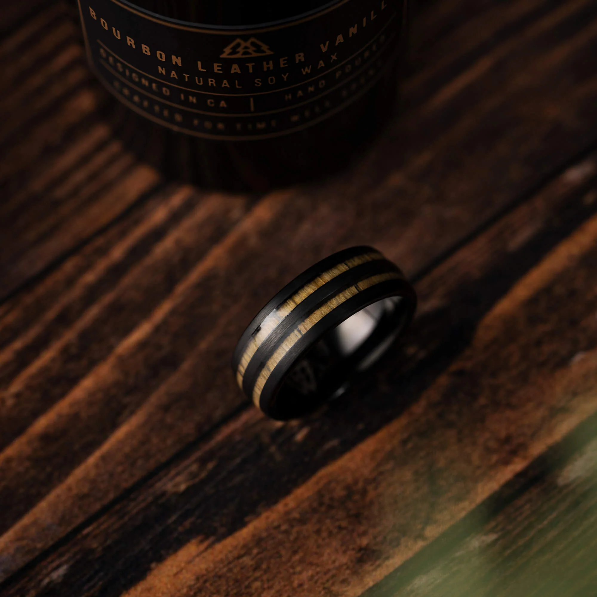 Whiskey Black Double Barrel Ring - Image 4