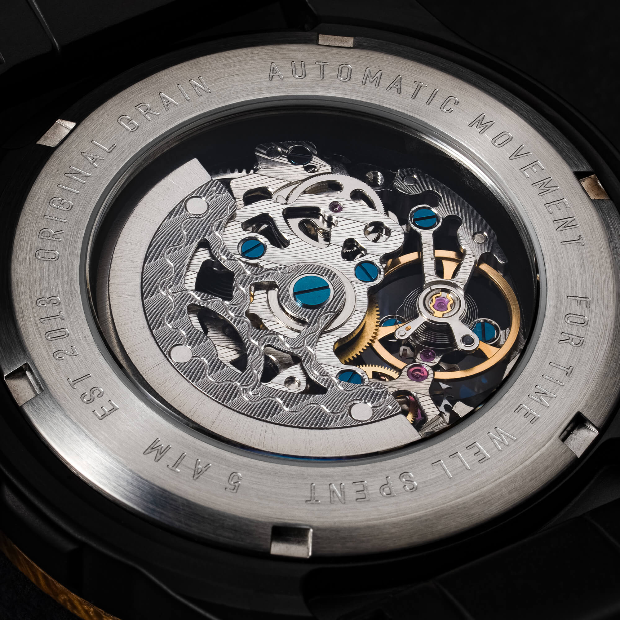 Whiskey Black Rugged Automatic 44mm - Image 5