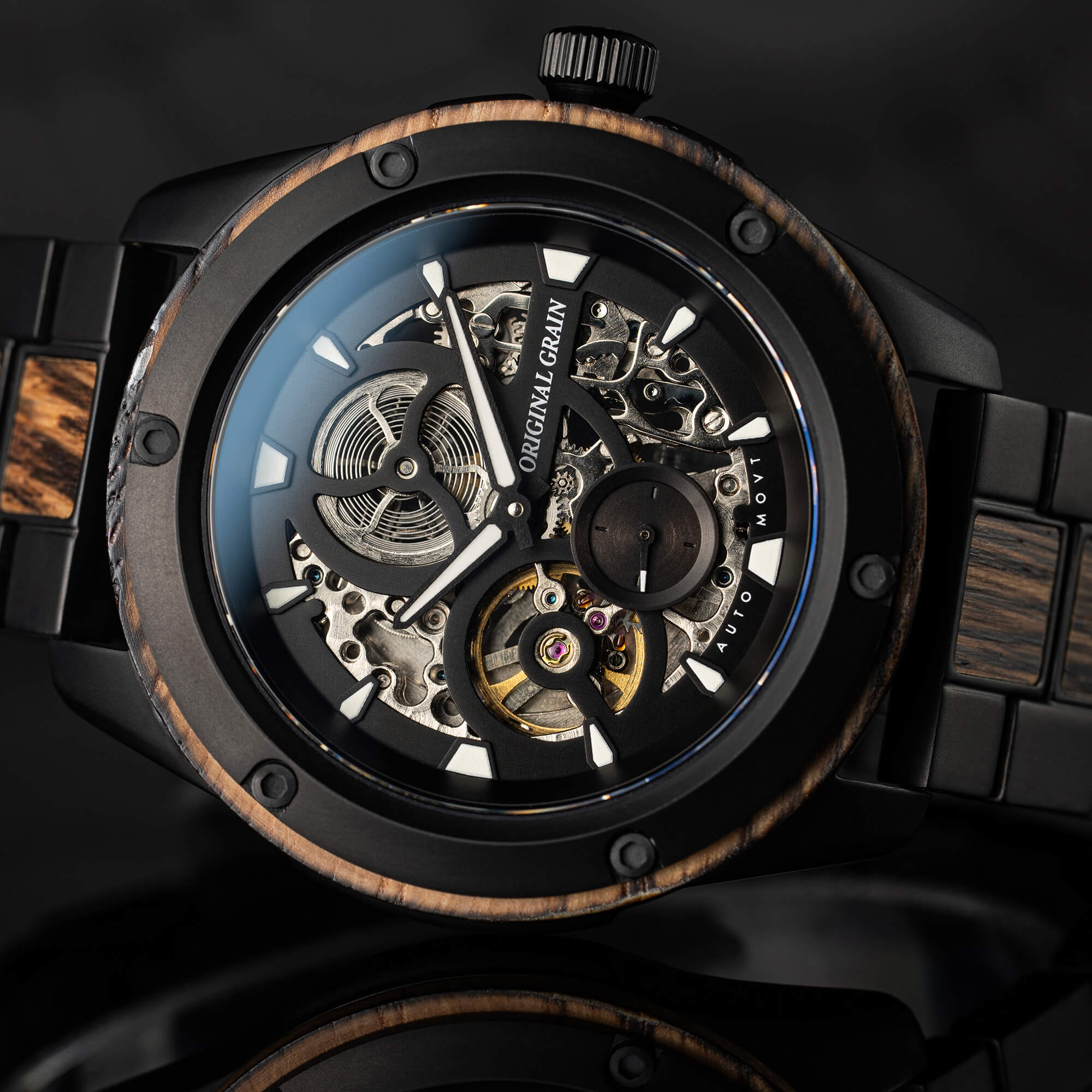 Whiskey Black Rugged Automatic 44mm - Image 8