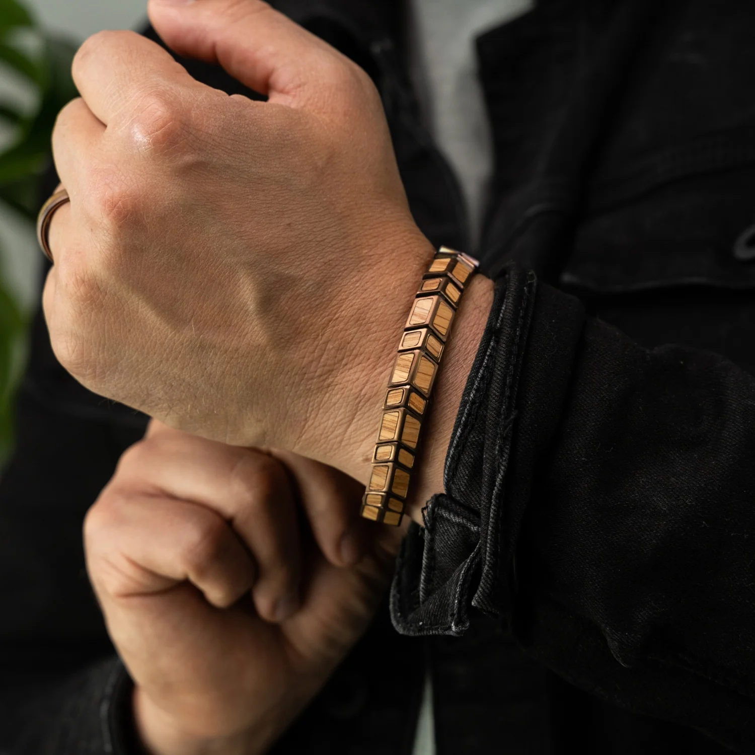 Whiskey Espresso Arrow Bracelet - Image 3
