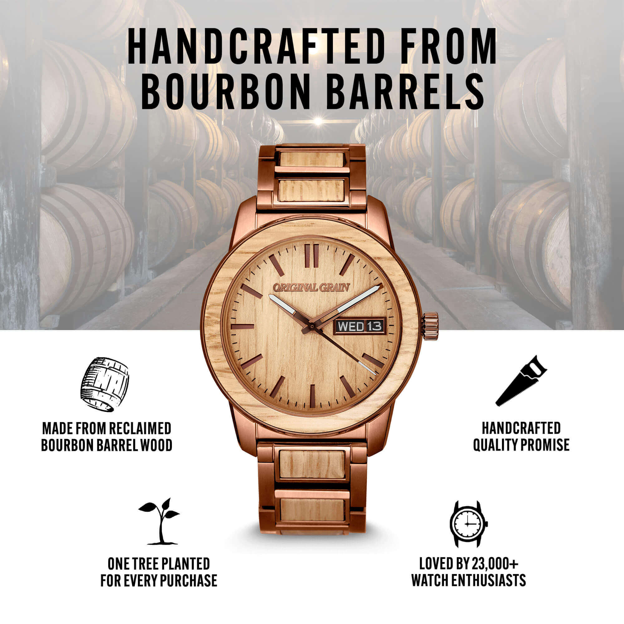 Whiskey Espresso Barrel 42mm - Image 3