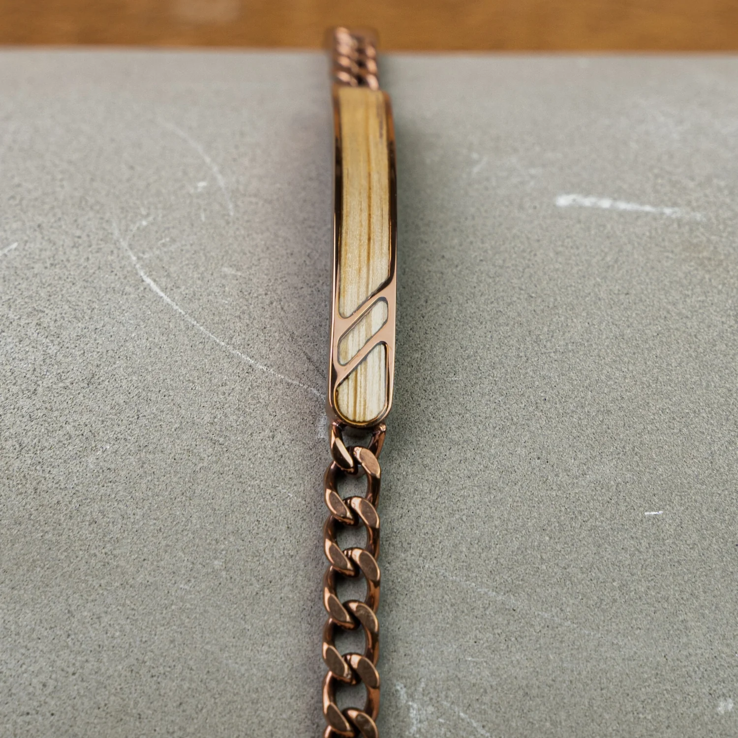 Whiskey Espresso Curb Bracelet - Image 4