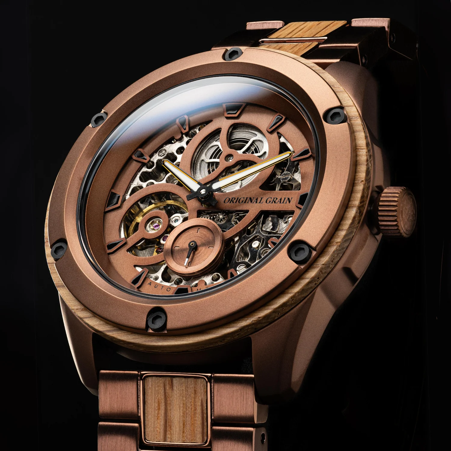 Whiskey Espresso Rugged Automatic 44mm - Image 4
