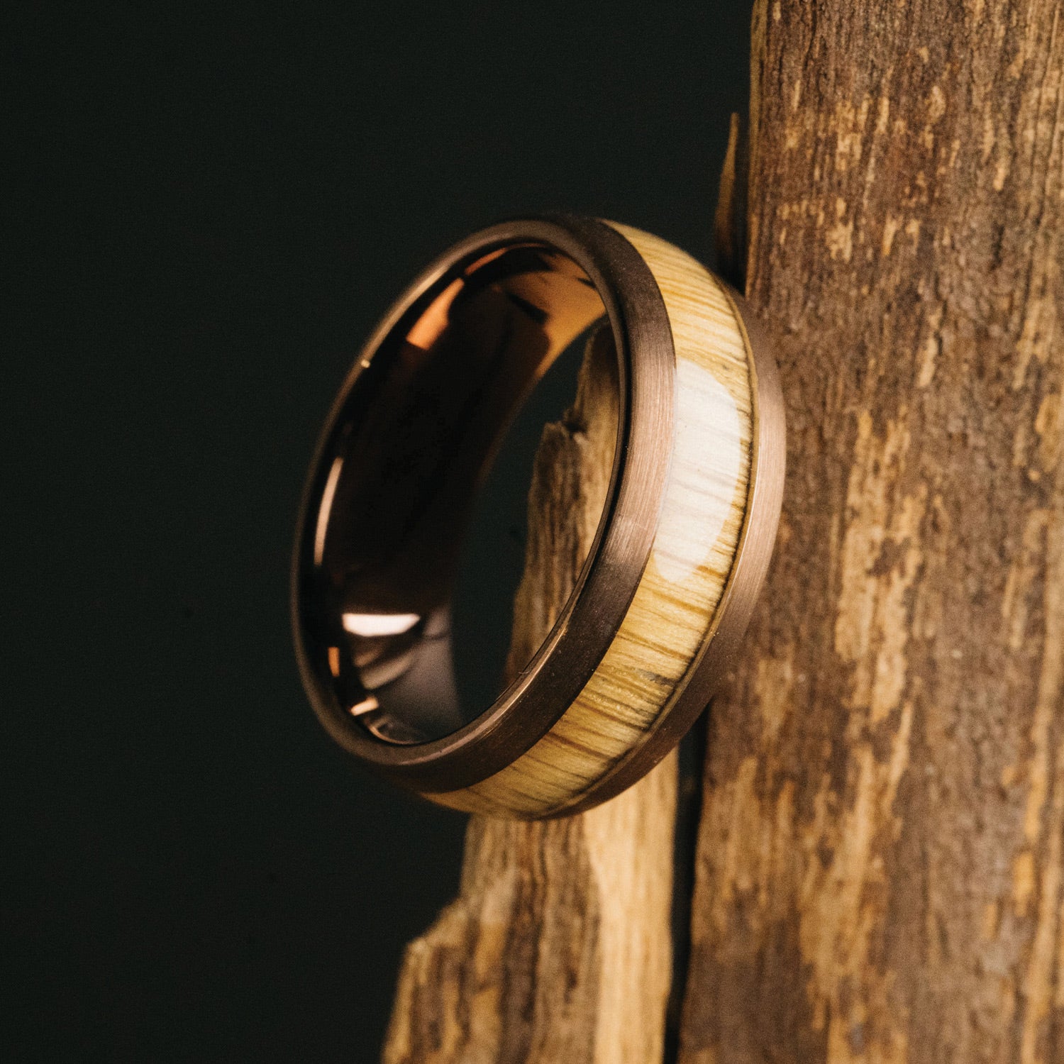 Whiskey Espresso Single Barrel Ring - Image 3
