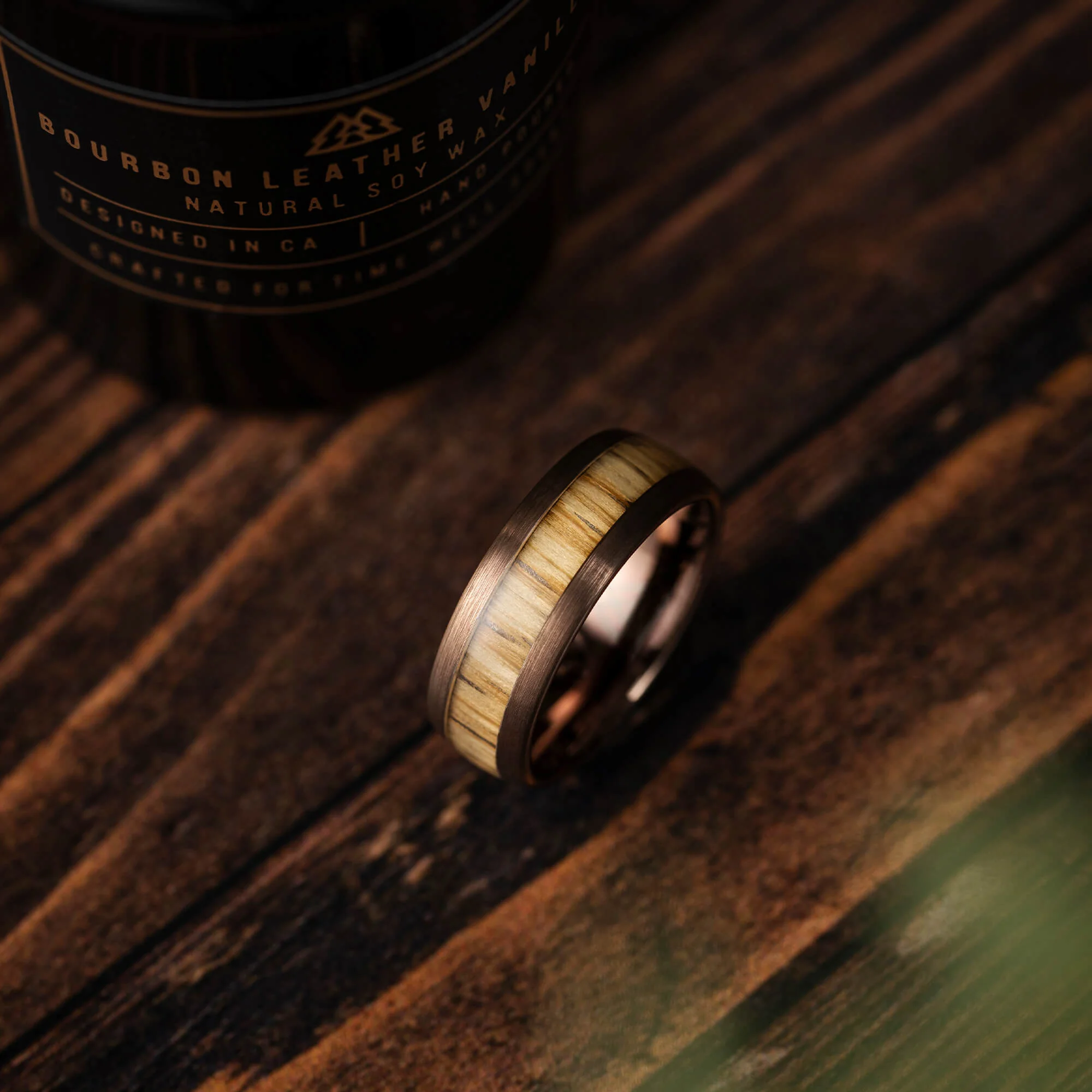 Whiskey Espresso Single Barrel Ring - Image 4
