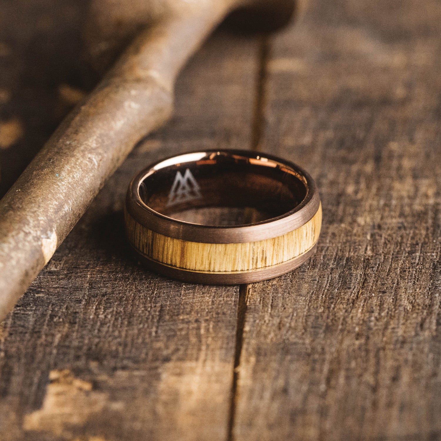 Whiskey Espresso Single Barrel Ring - Image 5