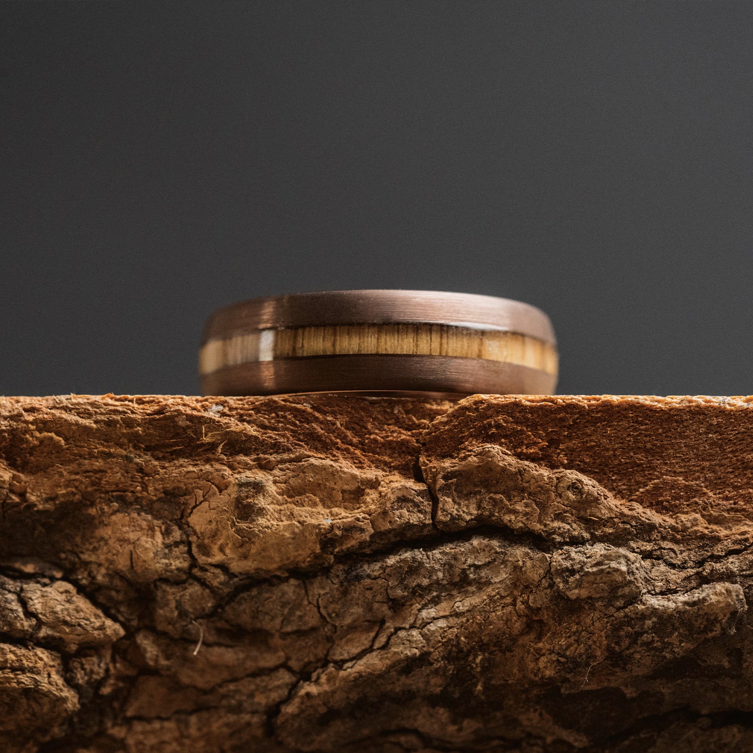 Whiskey Espresso Single Barrel Thin Ring - Image 5