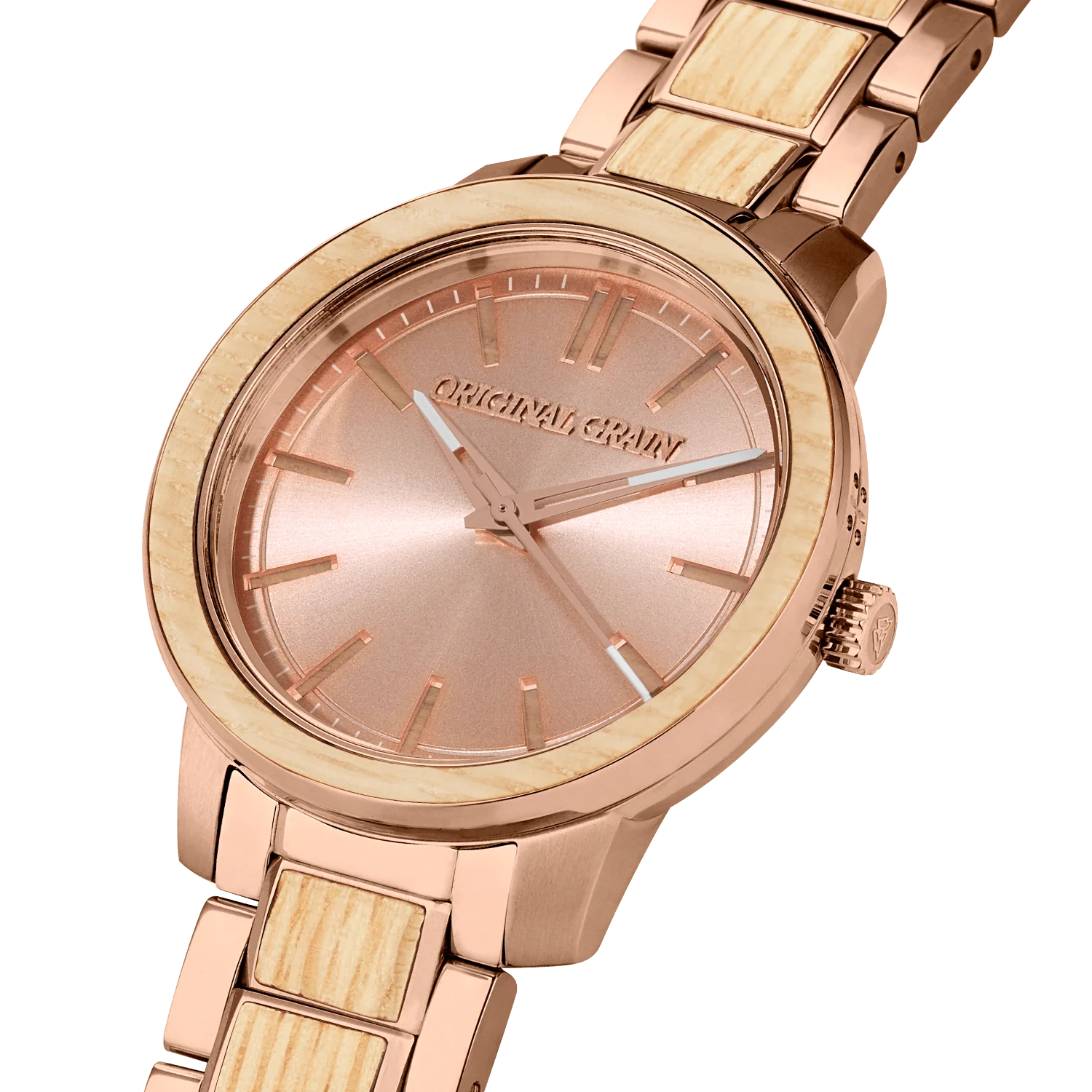 Whiskey Rose Gold Women's Barrel 36mm - Image 4